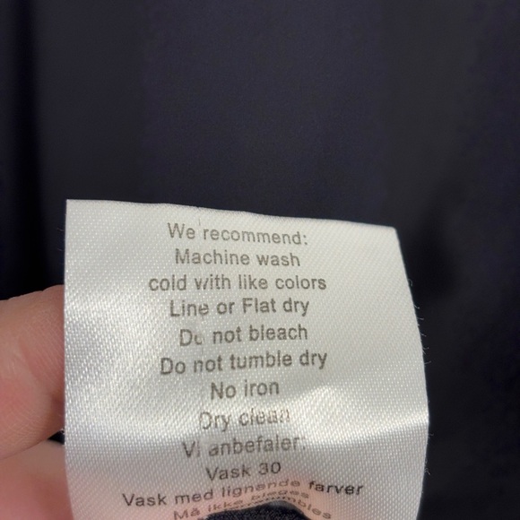 Kastel Denmark Long Sleeve Black White Sun SPF UPF 30+ Shirt Dress Coverup Small - Picture 4 of 6